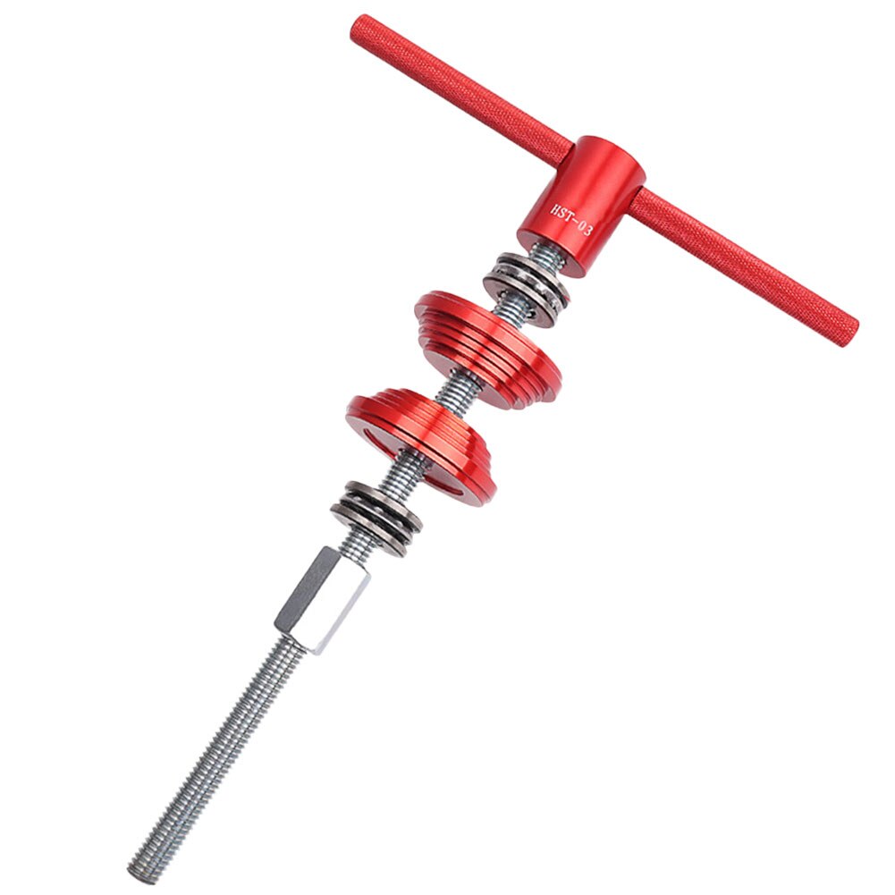 MTB Road Bicycle Headset Press-in Tool Shaft Bowl Removal Tool Combination Stainless Steel Bearing Installation Repair Kit: Red