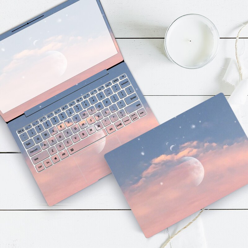 ABC ordinateur portable peau coucher de soleil océan ciel ordinateur portable autocollants décoratifs pour macbook Air xiaomi lenovo hp15 acer vinyle autocollant clavier: ZD-522