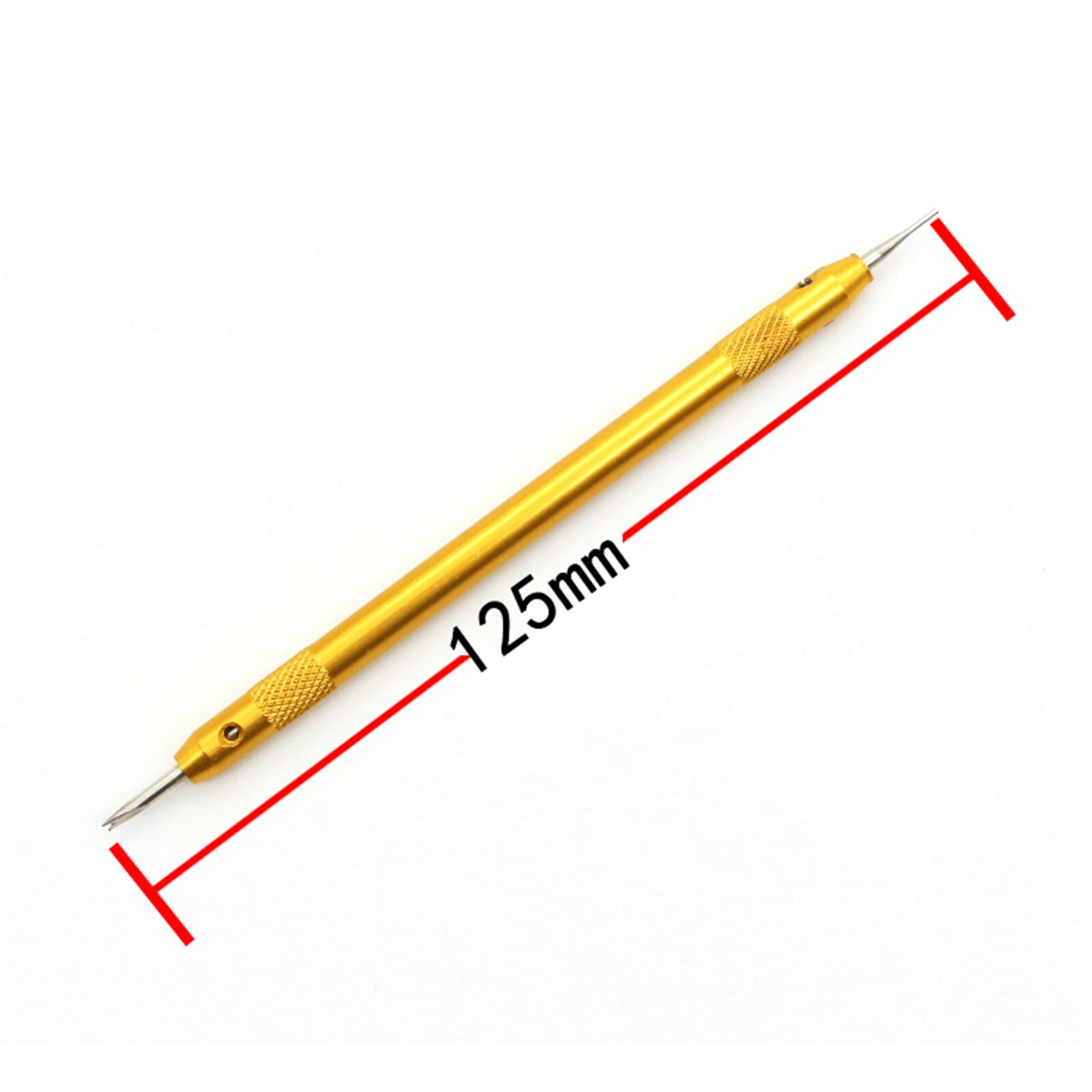 5pcs Watch Band Strap Belt Link Pin Spring Bar Remover Watchmaker Repairing Hand Tool Gold