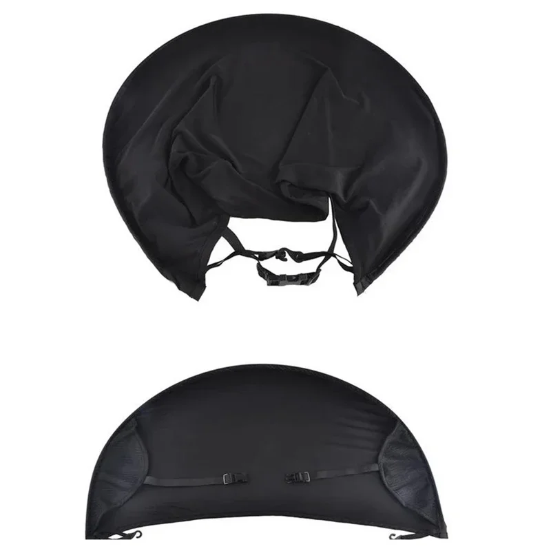 Parasole per passeggino Nero Tenda universale Visiera parasole Copertura per baldacchino Ombrello antivento per bambini Copertura per protezione solare Accessori per passeggino