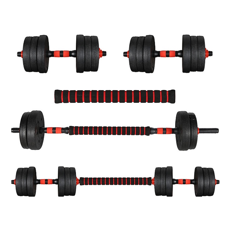 40/50cm håndvægtstang massivt stål vægtløftning spinlock håndvægtsstænger med stik gym hjem fitness træning vægtstænger håndtag