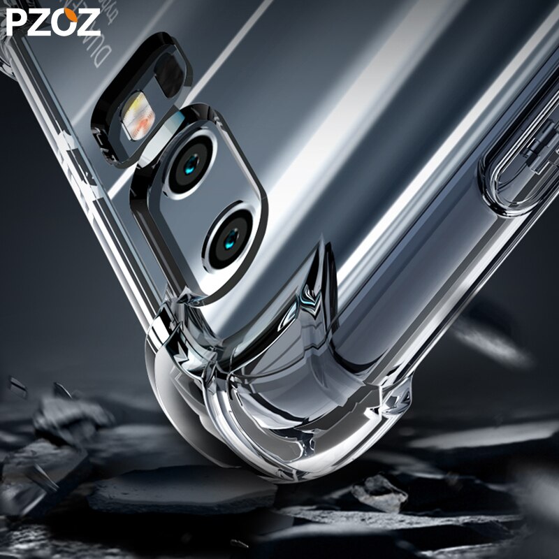 Pzoz Honor 9 Lite Case Siliconen Transparante Tpu Voor Huawei Honor 9 10 Lite Bescherming Case Honor View 20 Pro Honor 9 8x Max 8A