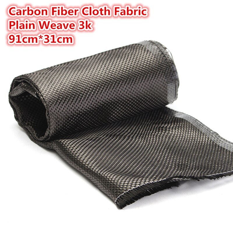 3K 91x30cm Carbon Fiber/Fibre Cloth Fabric Plain 2/2 Twill Weave 36''x12''