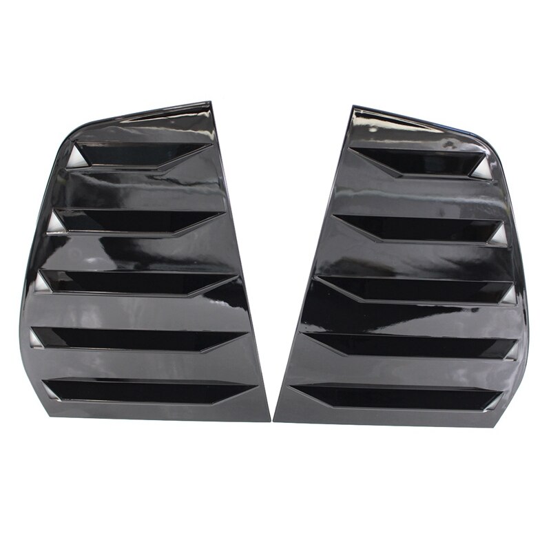 For-golf 6 mk6- r bagrude sidevindue lamel solafskærmning beklædning blank sort