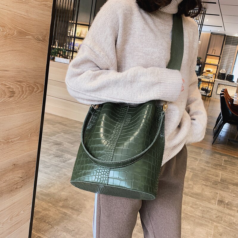 neue Bote Tasche Krokodil Schulter Tasche Geldbörsen und Handtaschen Frauen Tasche Frauen Handtaschen