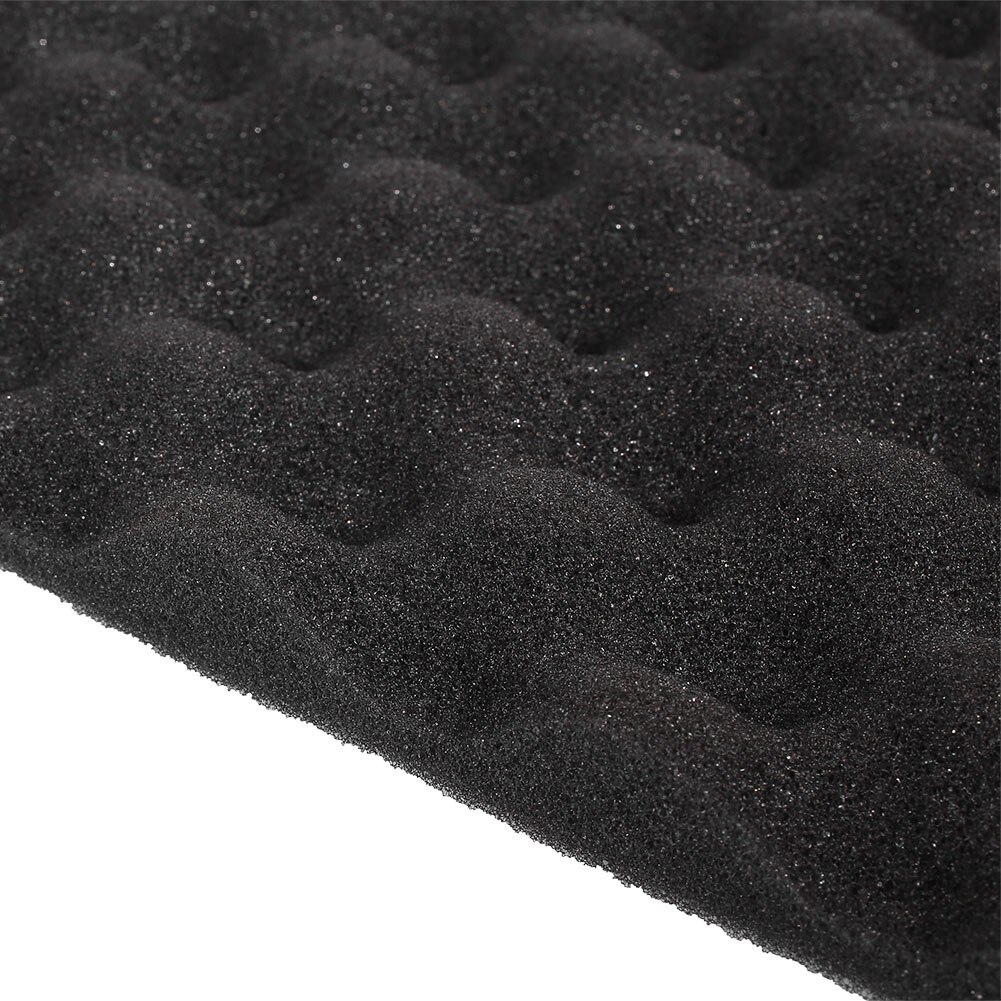 1 piece soundproof foam sound-absorbing tile foam sticker stop sound classroom polyurethane club studio KTV soundproof black red