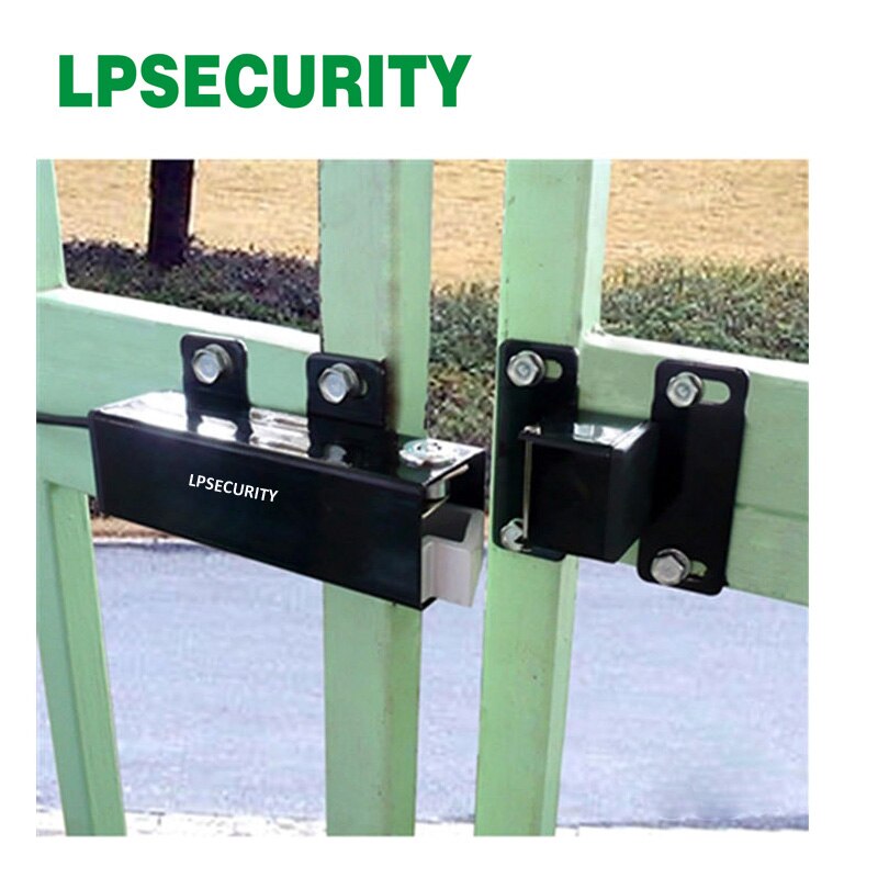12VDC 24VDC OUTDOOR WATERPROOF Electric Lock Dropbolt for Automatic Swing Gate DOOR Opener Operator