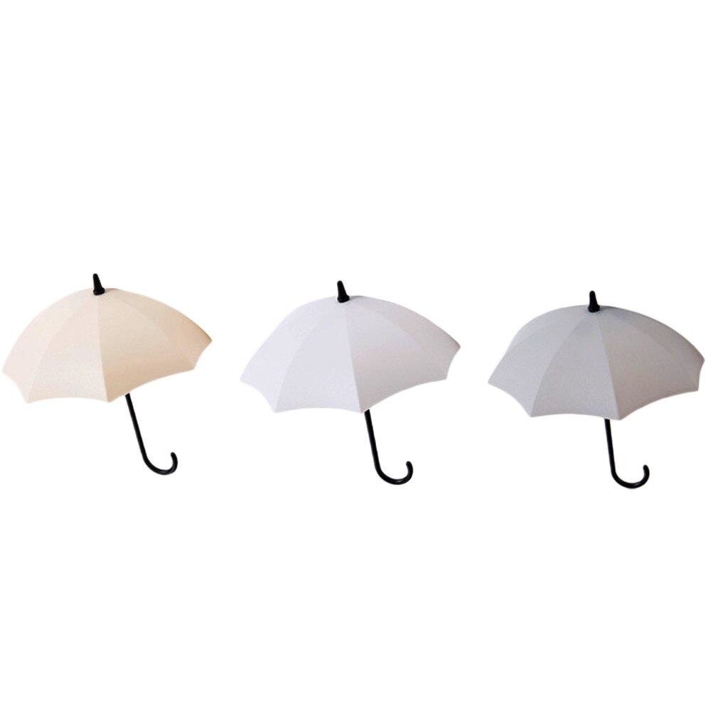 3Stck/einstellen Mauer Haken niedlich Regenschirm Mauer montieren Schlüssel Halter Mauer Haken Aufhänger Organizer dauerhaft Schlüssel Lager Halter #40: A