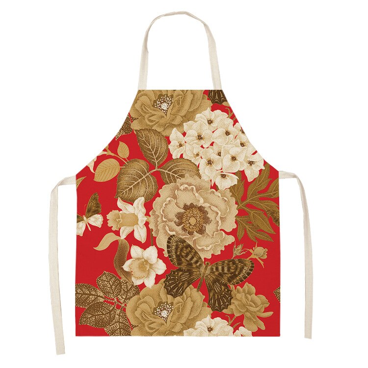 Retro Flower Kitchen Apron Series: WQ0129-15