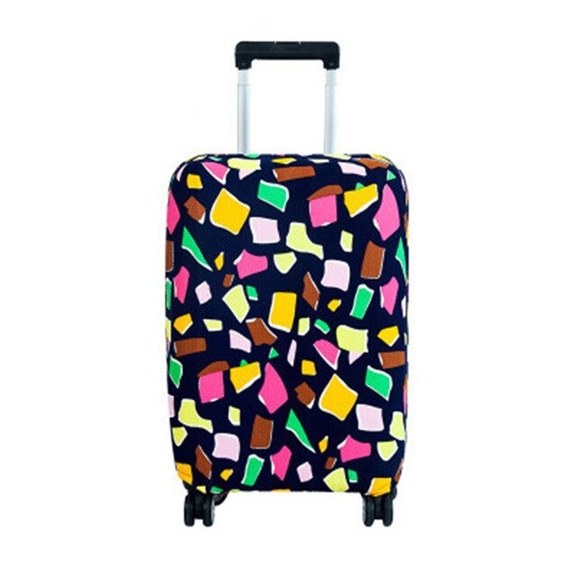 ASSEZSAC Colorful Travel Luggage Cover Protective Suitcase Cover Trolley Case Travel Accessories Luggage Dust Cover 22-28 Inch: p3 / 24inch