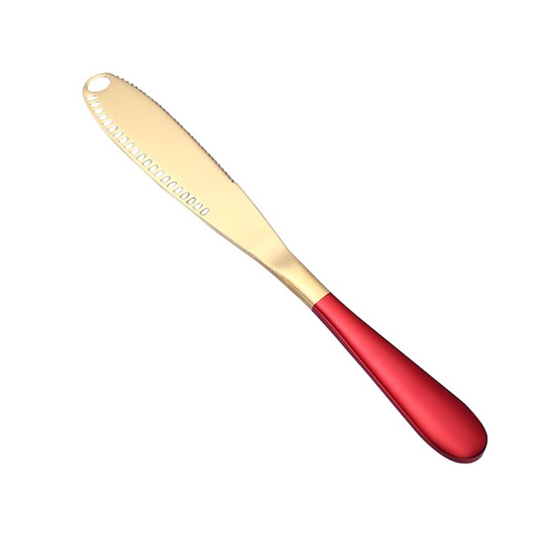 Couteau à beurre multifonction en acier inoxydable, ustensile à crème, ustensile à Dessert, Toast pour casse-croûte, outils de cuisine: 06