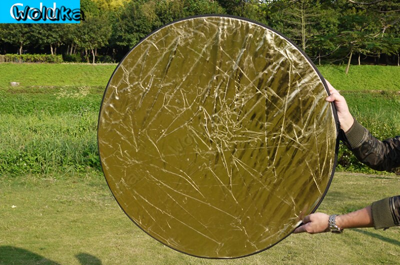 110cm foldable Reflector board Two side Gold silver reflective portable product fill light Portrait studio lighting CD50 T10