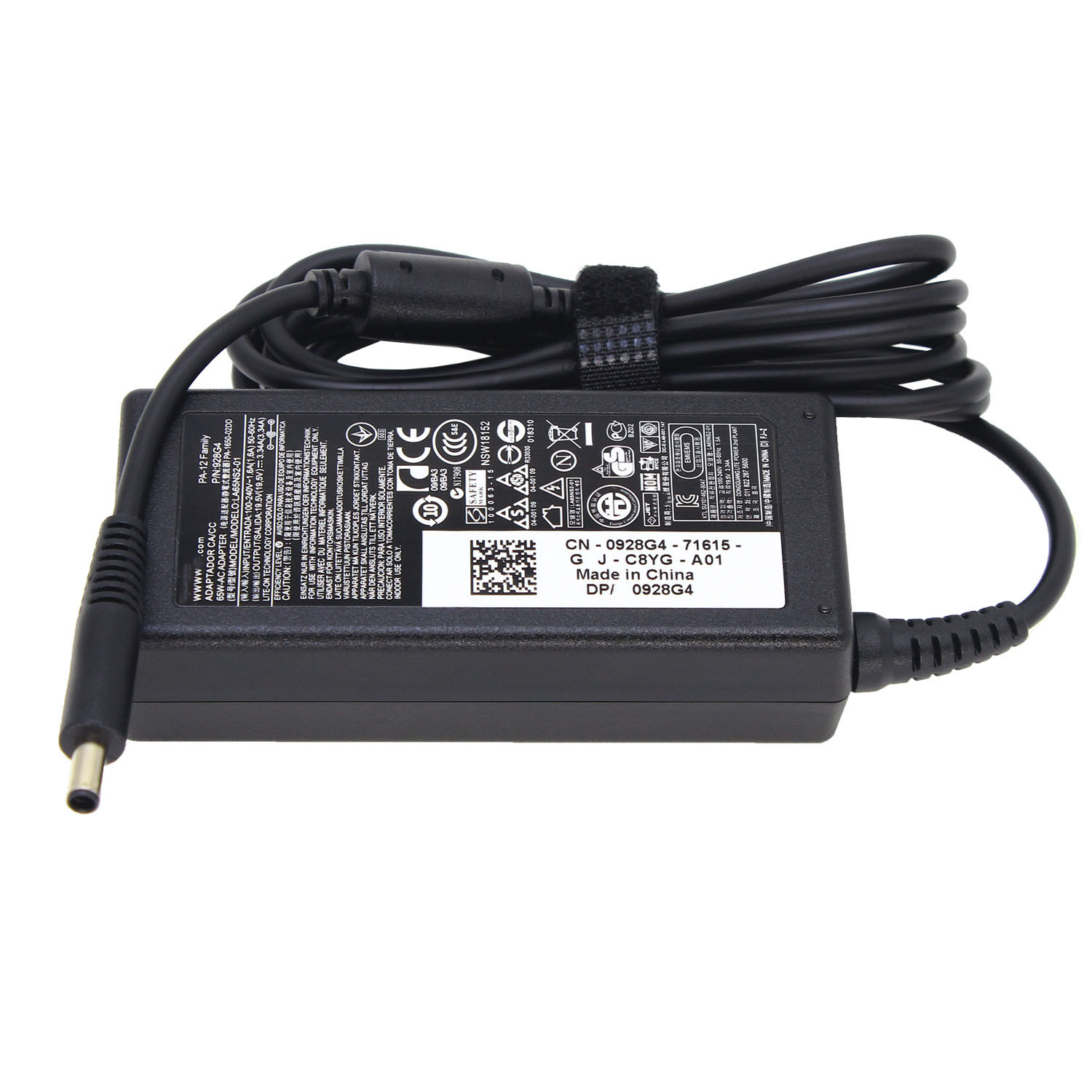 19.5V 3.34A 65W Charger For Dell Chromebook 13-7310 & Inspiron Models – 4.5x3.0mm Tip
