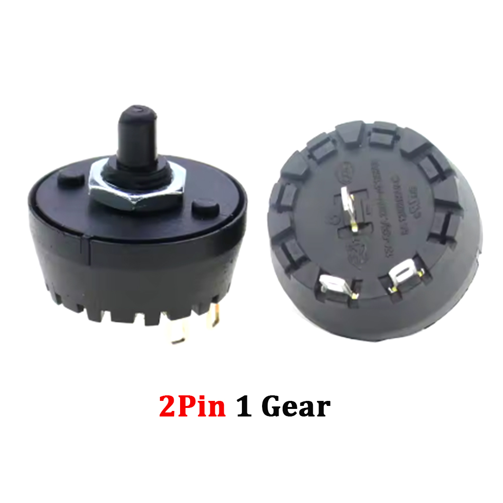 1 piece High Temperature Resistant Rotary Gear Switch 2 3 4 5 6 7 8 10 Pin Band Knob Switch Of Juicer Mixer: Beige