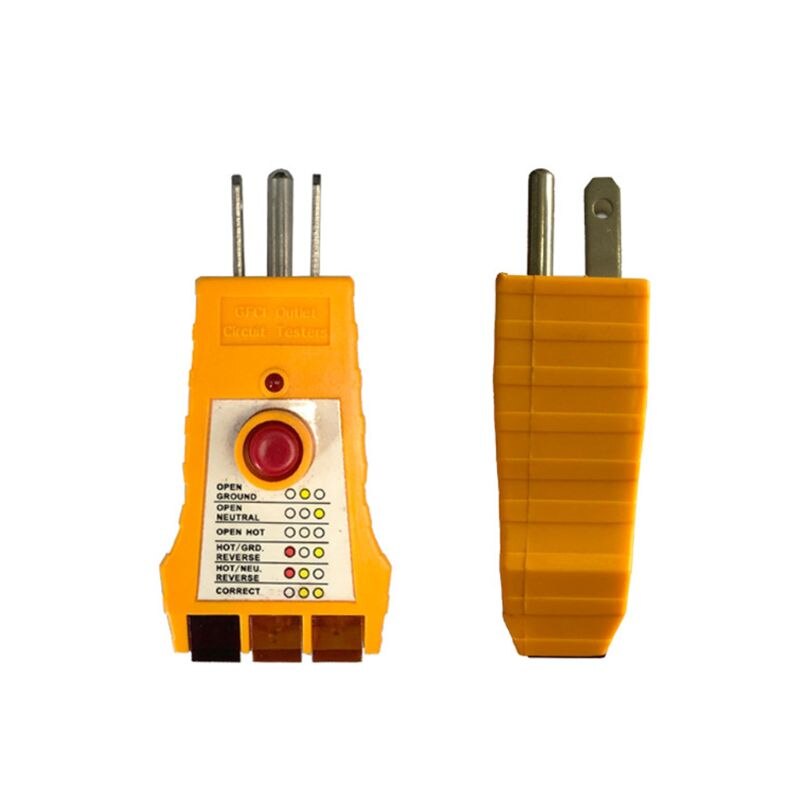 Phase Detektor Digitalen LED Receptacle Tester 110 ~ 125V Spannung Test Leckage Erkennung Werkzeug