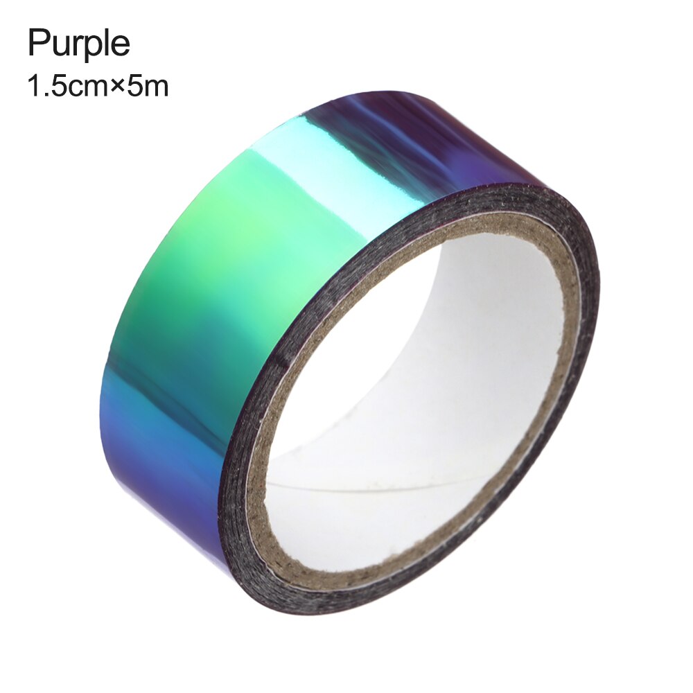 stamping tape Gold and silver colour DIY Scrapbooking Adhesive Tape Stationery Christmas Diary Decorative Tape 15mm*5M: 15mm5m  purple
