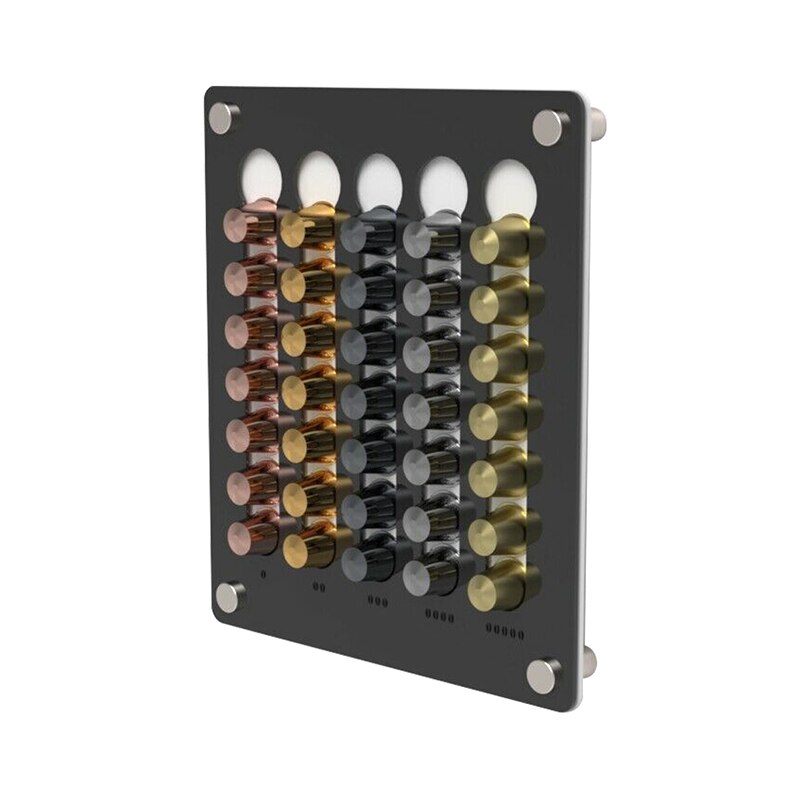 Koffie Capsule Houder Wandmontage Transparant Acryl Koffie Apparaat Kan Spelen 35 Koffie Capsules Opslag Display Distributie: 04 A