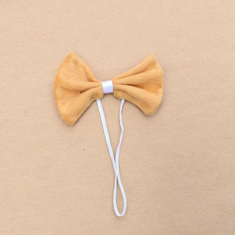 Kleurrijke Dier Strikje Handgemaakte Tijger Luipaard Giraffe Print Ties Kids Kinderen Prestaties Props Party Dress Up Decor: Brown