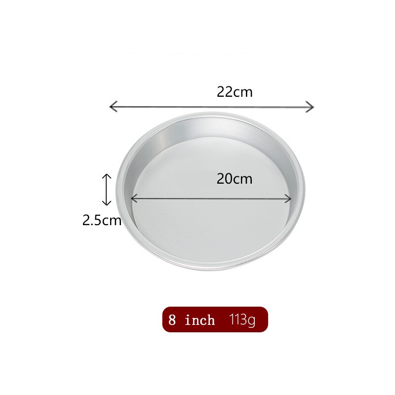 Pizza Baking Pan Pizza Tray 5-10 Inch Aluminum Pizza Pan Round Deep Dish Pizza Plate Oven Tray Nonstick &amp; Healthy Bakeware: 8 inch