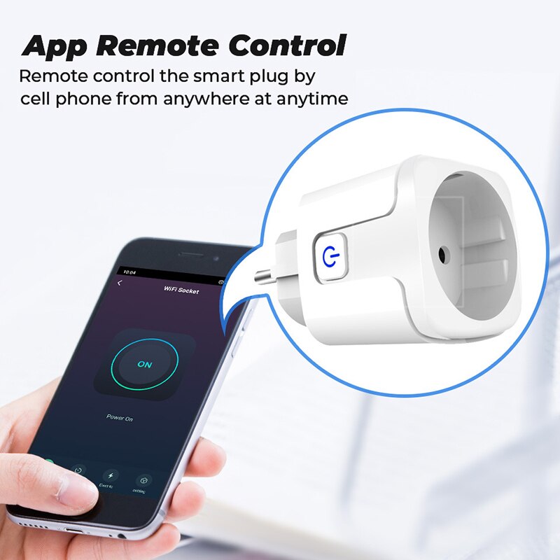 Zigbee Smart Plug Eu 15A Stopcontact Timing Functie Thuis Voice Remote Tuya Smart Leven App Controle Met Alexa Google thuis