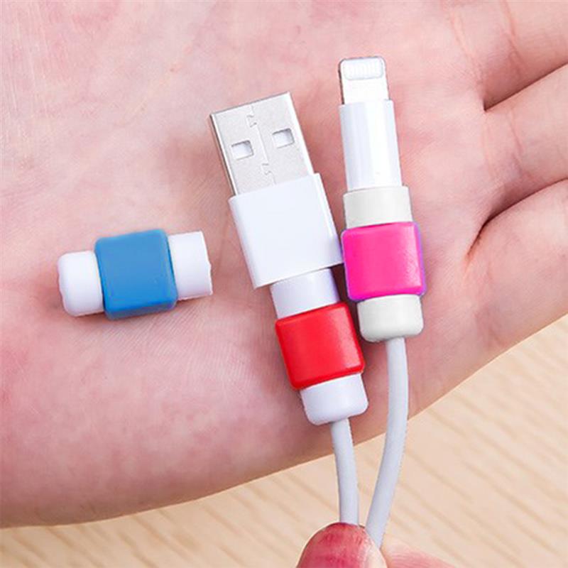 10 Stuks Mini Usb Kabel Protector Cord Bescherming Gegevens Charger Lijn Wire Cover Voor Iphone Data Cord