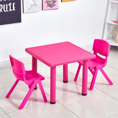 Kleuterschool Plastic Tafels En Stoelen Speelgoed Spelletjes Tafel Schilderijen Tafel