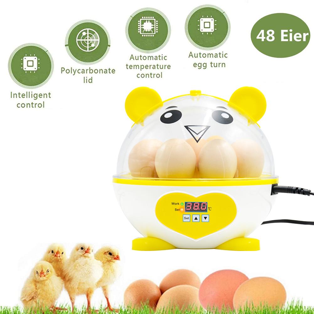 Broedmachine voor eieren, automatische uitkomstmachine met slimme temperatuurregeling, digitaal broedapparaat voor kippen, eenden en ganzen.