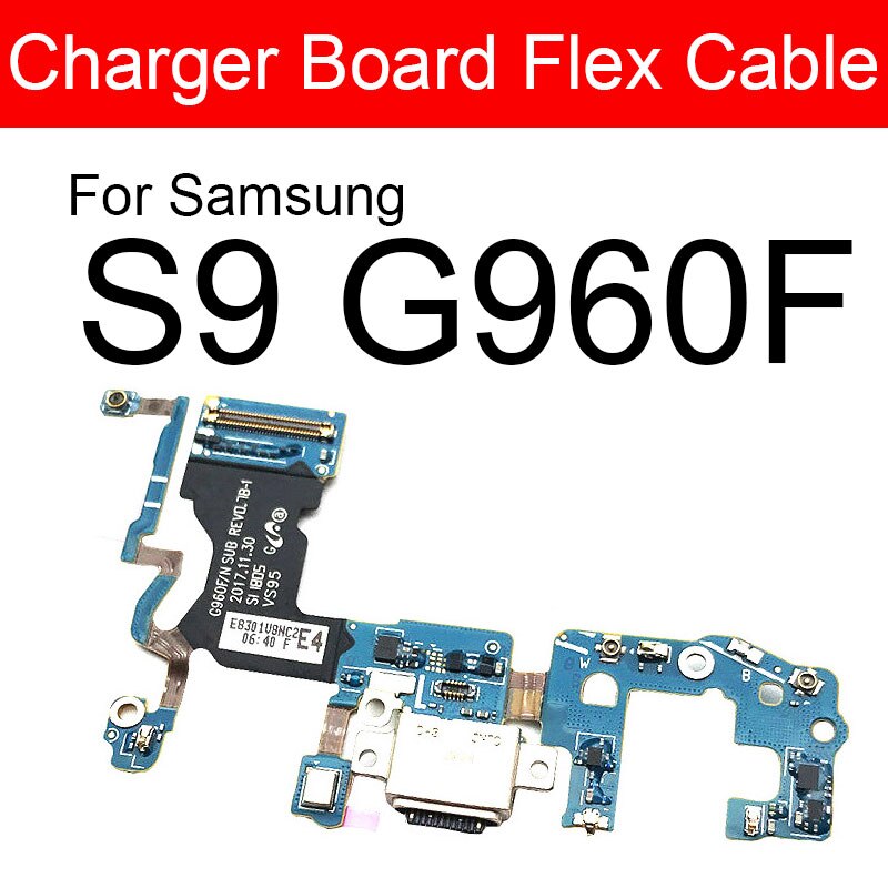 USB di Ricarica Jack Dock Bordo Per Samsung Galaxy S9 S9 Più G965F G960F G960U G965U USB Connettore Porta del Caricatore di Bordo parti