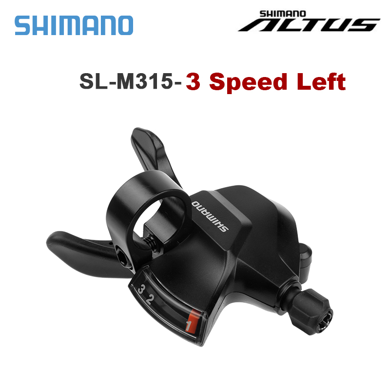 Shimano-palanca de cambios M315 para bicicleta de montaña, 7 y 8 velocidades, Altus, RD-M310, desviador trasero, 21S, 24V, 3S