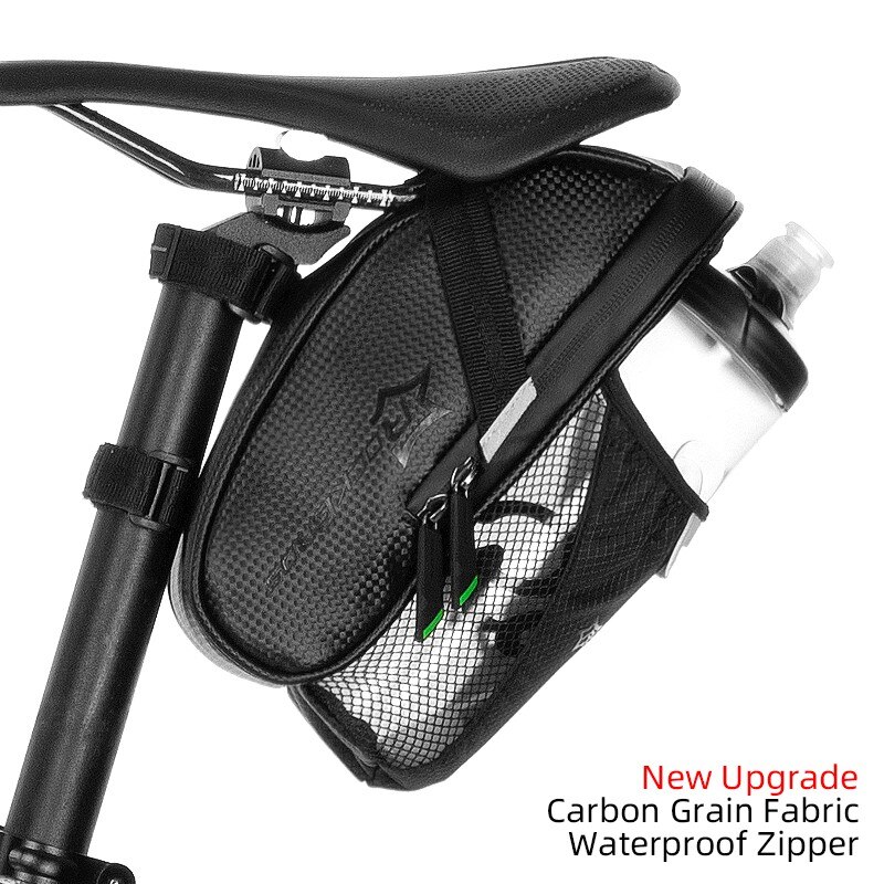 ROCKBROS 9L Waterproof Large Rear Seat Bag – MTB / Road Bike Trunk Pack With Shoulder Strap