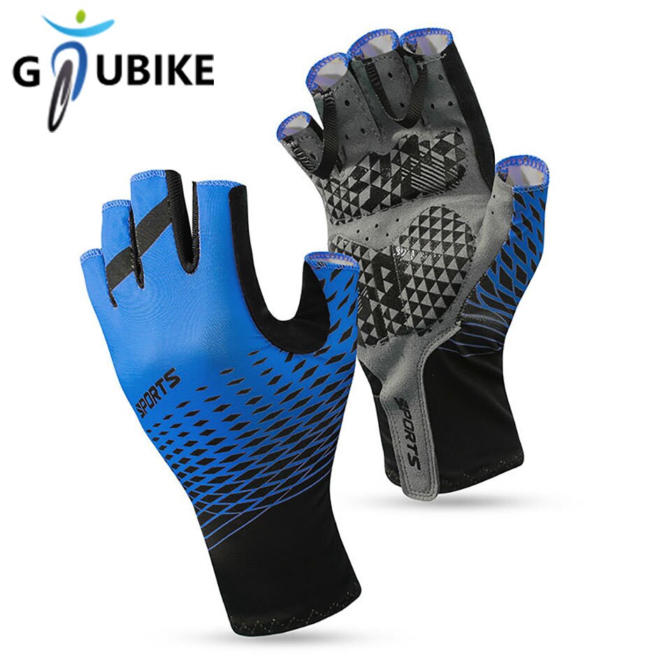 Gants Cyclisme Demi-Doigts Gants Velo Gel Anti-Choc Anti