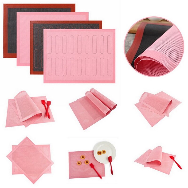 30 × 40Cm Geperforeerde Siliconen Bakken Mat Non-stick Bakken Oven Sheet Liner Voor Cookie/Brood/bitterkoekje/Koekjes