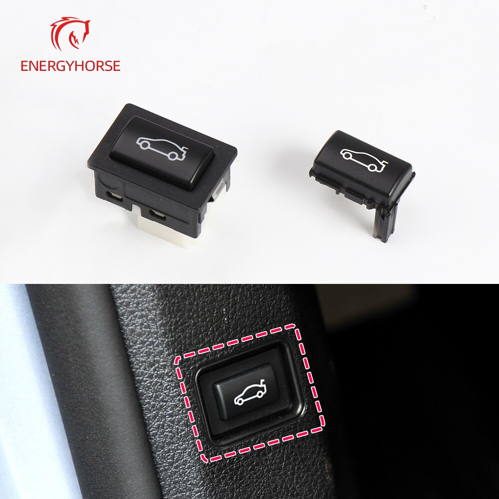 Auto Teufel Teufel abdeckung Kofferraum verriegelung Entriegelung schalter iLuggage Druckknopf für BMW F30 F10 F07 F01 F02 3 5 7 Serie 61319200316