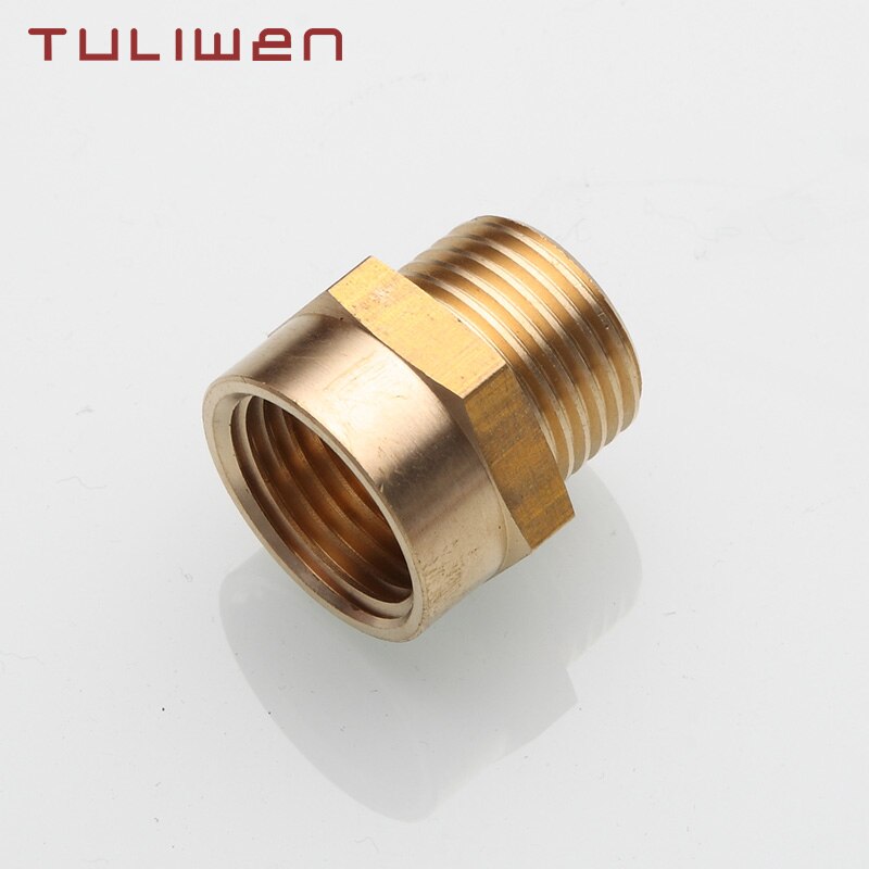 1/2” G Thread (BSP) Female to 1/2” NPT Male Connector BSP to NPT Adapter 1/2 Inch Industrial Metal Brass G Thread to Fittings