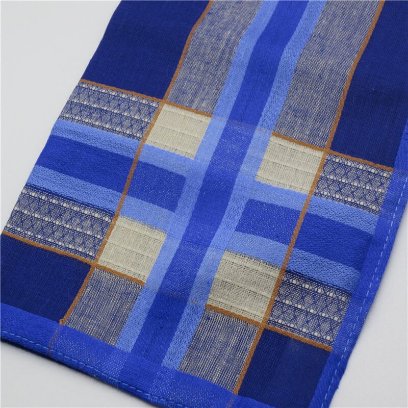 Lommetørklæder kvinder retro plaid blødt bomuld enkel dame tørre sved firkantet håndklæde trendy fritid dame lommetørklæde