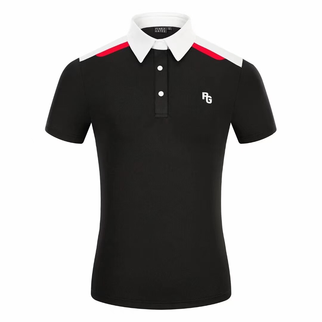 Golf short sleeve women t shirts: Black / S