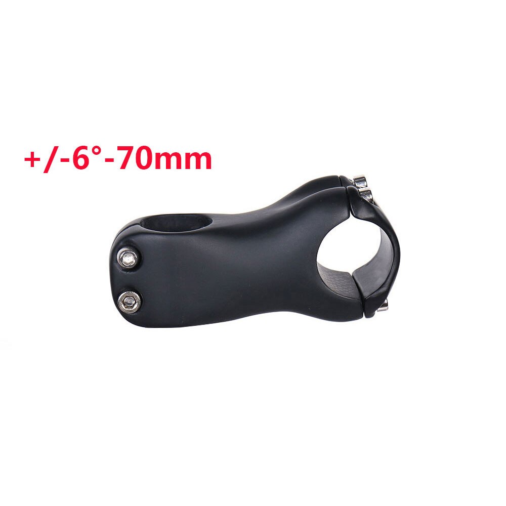 ELITA ONE Bicycle Stem Carbon Fibre MTB/Road Bike Stem 6/17 Degree 31.8MM Handlebar Stem UD/Black 70-130mmmm: 6Degree70mm-2101