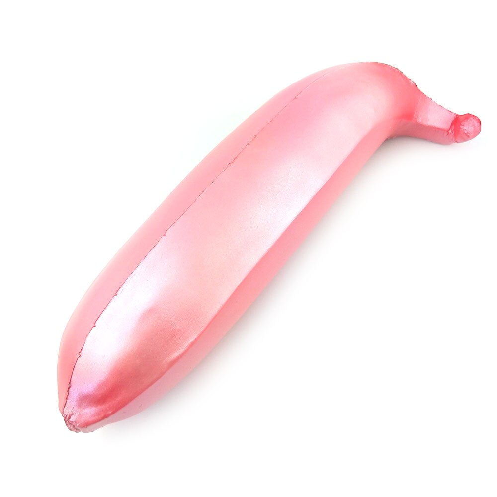 Punimaru squishy giant pink banana 32cm squish soft and slowly rising jumbo squish squeeze toy antistress decompression toy