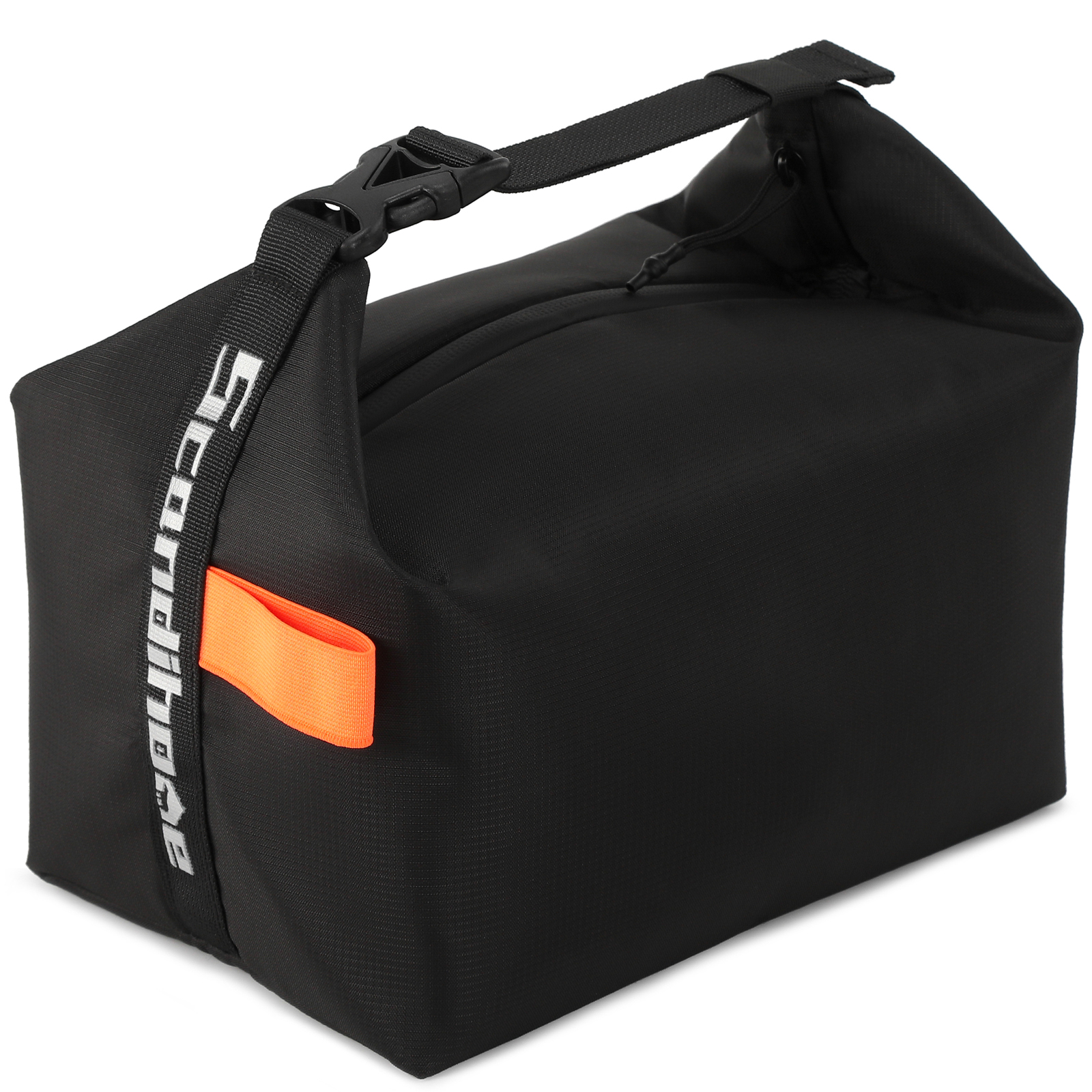 Izolowana torba na lunch Izolacja Bento Pack Folia aluminiowa Torba na ryż Opakowanie na posiłek Opakowanie na lód Przenośna torebka do przechowywania żywności na piknik: Black