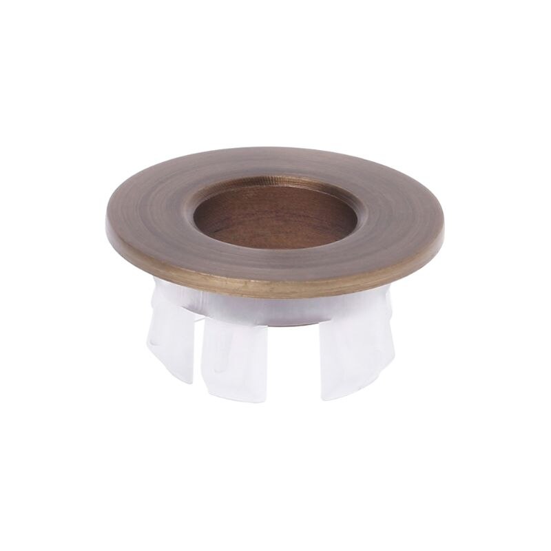 Bathroom Basin Sink Overflow Cover Six-foot Round Insert Chrome Ring Hole Cap