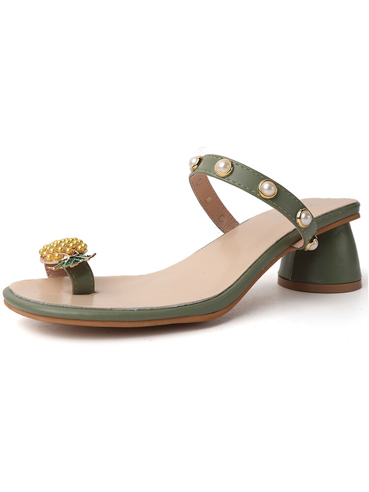 Han Editie Parel Dikke Met De Lente Zomer Slippers