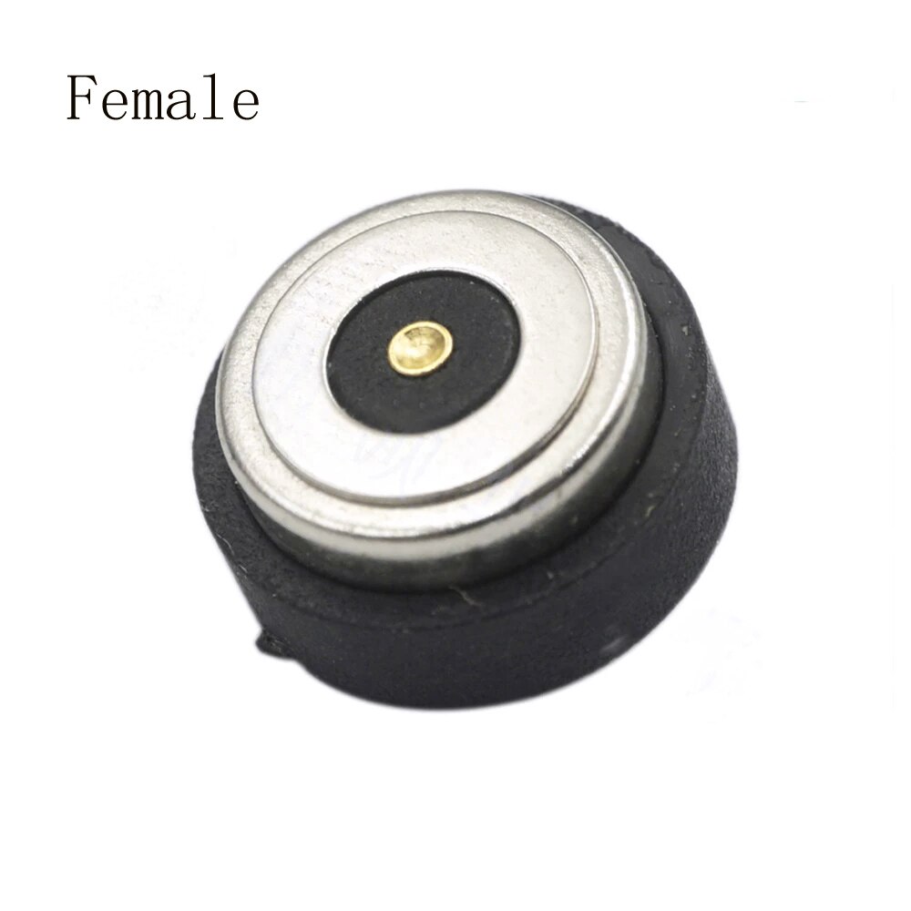 1pcs Magnet Spring-Loaded Pogo Pin Connector to Fast Charging Magnetic Data Cable 24V 2A Power Cord 1.5 Meter Adapter: Magnetic female head