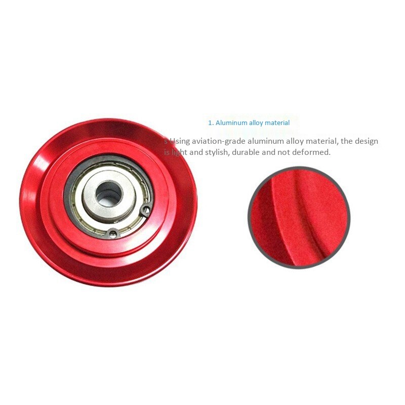 7m Universal Aluminum Lift Heavy Load Bearing Pulley Wheel Cable Fitness Gym Equipment for Climbing Camping Pulley