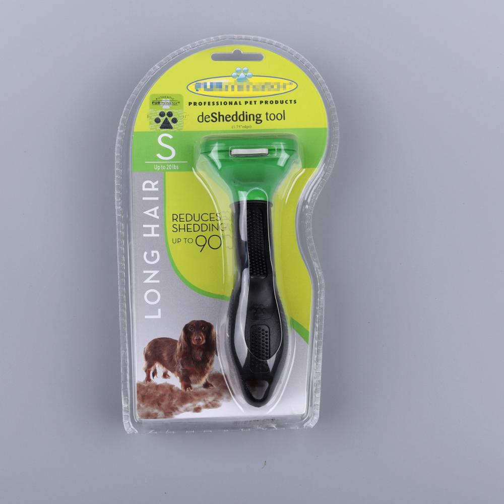 Pet Dog Hair Animal Grooming Clippers pet hair removal comb Cutter Suitable For Big and Small Cats: 1.25-inch dog green