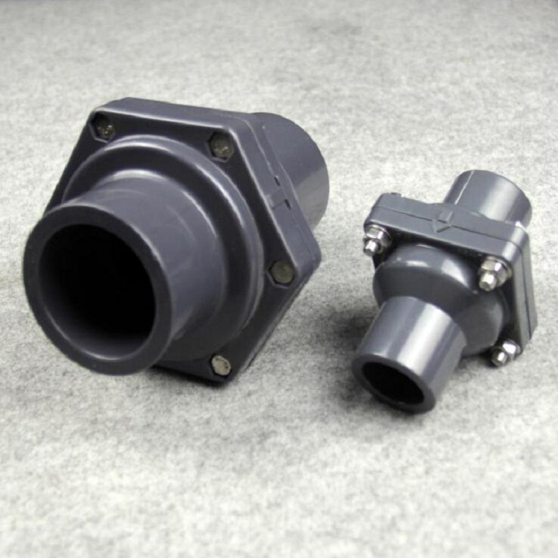 Pvc backventil 50mm inre plastflik kontroll  dn25 dn32 dn40 dn50 ventil universal vertikal horisontell