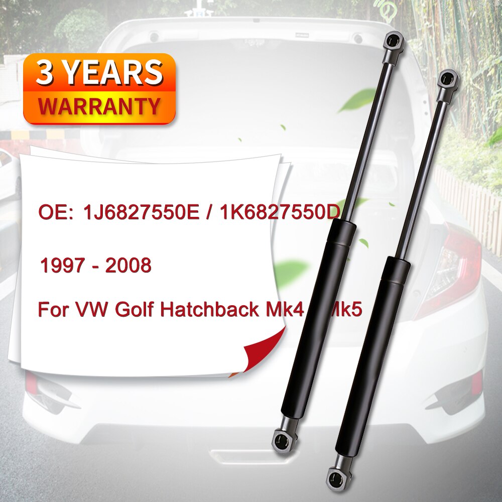 Achterklep Boot Gas Strut 1J6827550E 1K6827550D Voor Volkswagen Golf Hatchback Mk4 Mk5 (Pack Van 2)