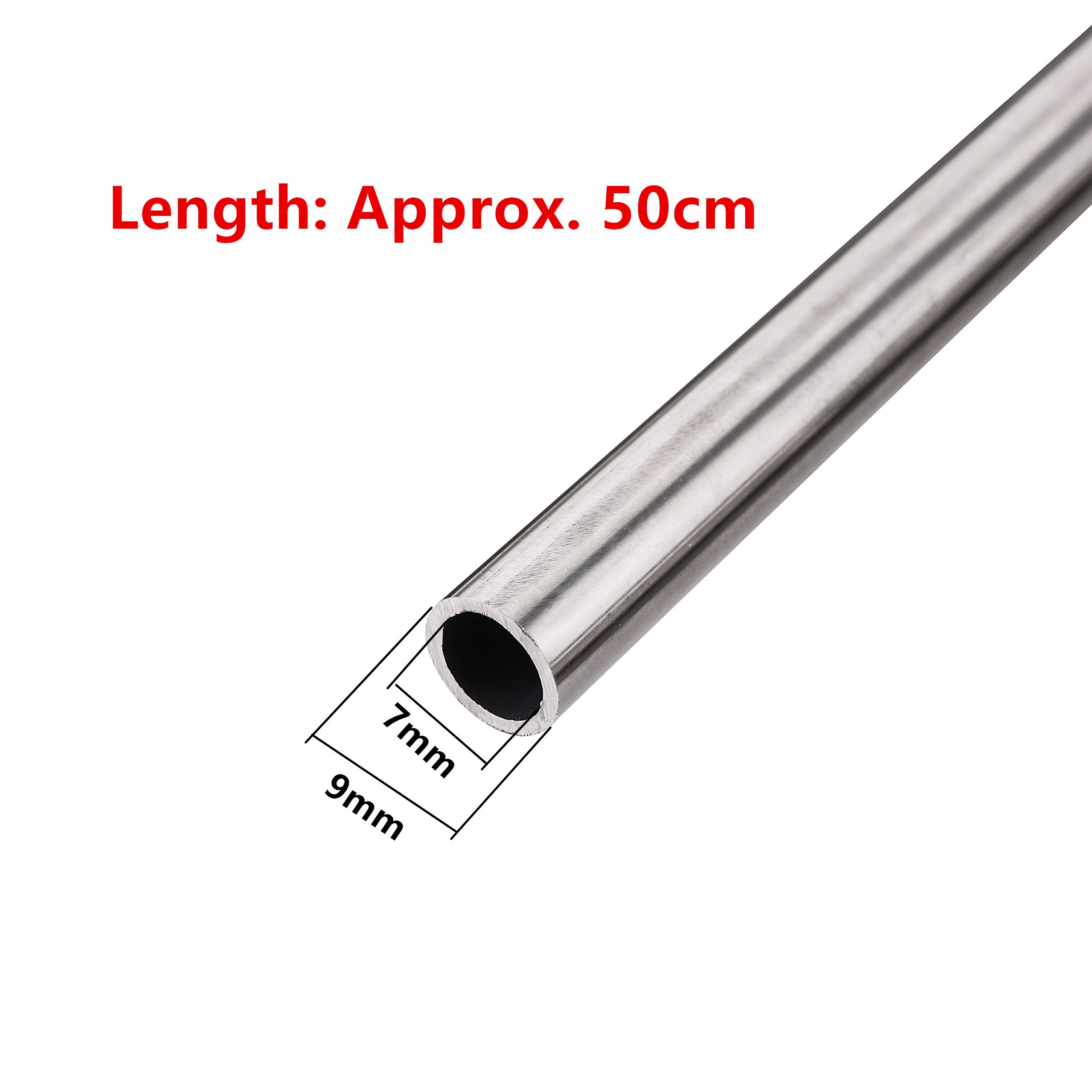 Tubería de acero inoxidable OD 6/9/9.52mm, sistema de enfriamiento por nebulización de riego de jardín de alta presión, accesorio de desinfección de paisajismo: 7x9mm
