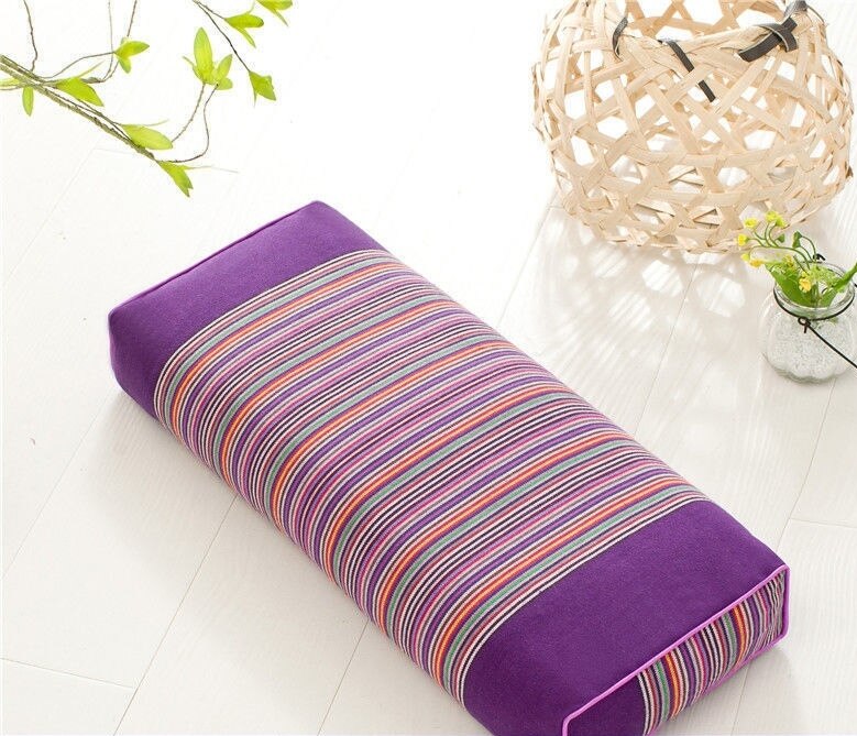 Almohada de alforfón fresca, saludable, textil para el hogar: Morado