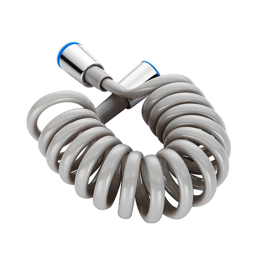 Shower Hose Replacement, Plastic Telescopic Plumbing Hose for Shower, Bidet Sprayer, Easy to Install, 1.5M, 2M Long, White, Gray
