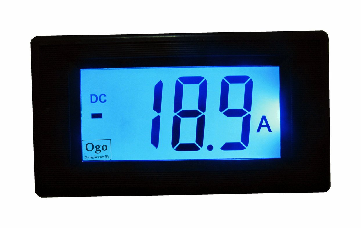 LCD Display OGO AMP Meter with Shunt 50A (OGO-AM50)
